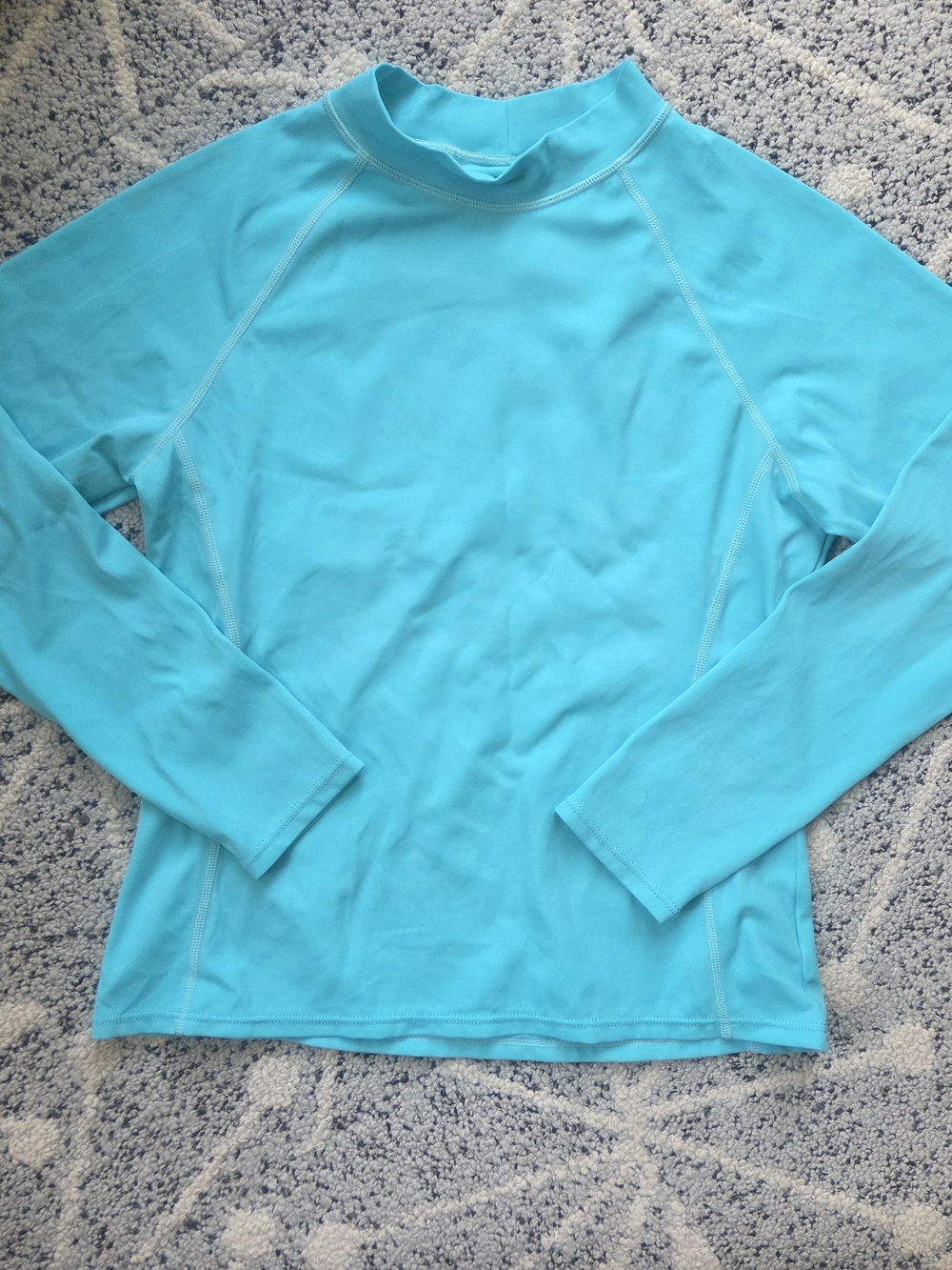 Lands' End Light Blue Rashguard